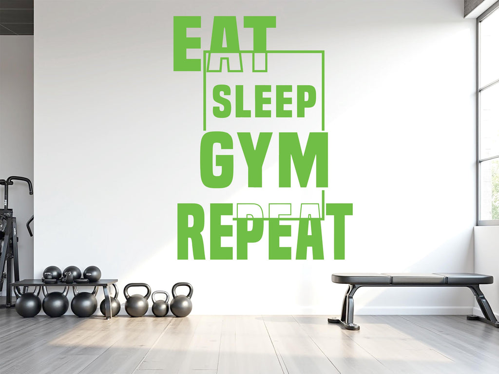 Workout Vinyl Gym Wall Decal, Inspirational Words, Gym Decal, Fitness Collage, Gym Wall Art Gym Decor Gym Wall Decor Motivational Art 752LU