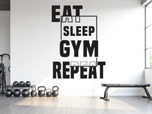 Load image into Gallery viewer, Workout Vinyl Gym Wall Decal, Inspirational Words, Gym Decal, Fitness Collage, Gym Wall Art Gym Decor Gym Wall Decor Motivational Art 752LU