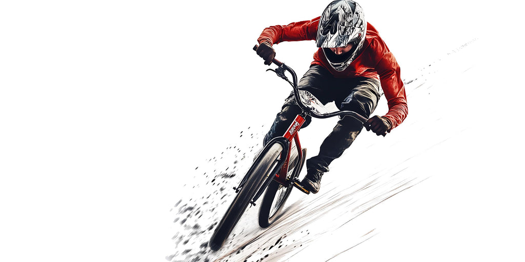 BMX Rider Wall Decal, Extreme Bike Wall Sticker, BMX Action Wall Art, Kids Room Sports Decor, Teen Boy Bedroom Wall Decal