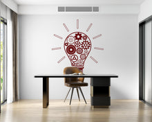 Load image into Gallery viewer, Office Wall Decal Idea Teamwork Business Worker Inspire, Lightbulb Technology Office Decoration Motivation Stickers Mural Unique Gift 755LU