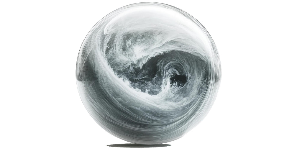 Abstract Ocean Wall Mural, Wave Sphere Wall Art, Modern Minimal Decor, Zen Interior Design 427mv