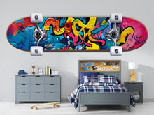Load image into Gallery viewer, Graffiti Skateboard Art, Skate Wall Decor, Urban Wall Art, Street Art Print 439mv