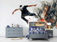 Load image into Gallery viewer, Urban Parkour Wall Mural Freerunning City Wall Art Street Room Decor 460mv