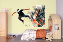 Load image into Gallery viewer, Urban Parkour Wall Mural Freerunning City Wall Art Street Room Decor 460mv