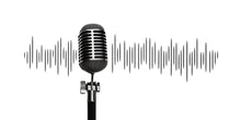 Load image into Gallery viewer, Microphone Soundwave Wall Decal Wallpaper Music Studio Wall Sticker Podcast Decor Singer Room Wall Art Teen Boy Bedroom DJ Wallpaper
