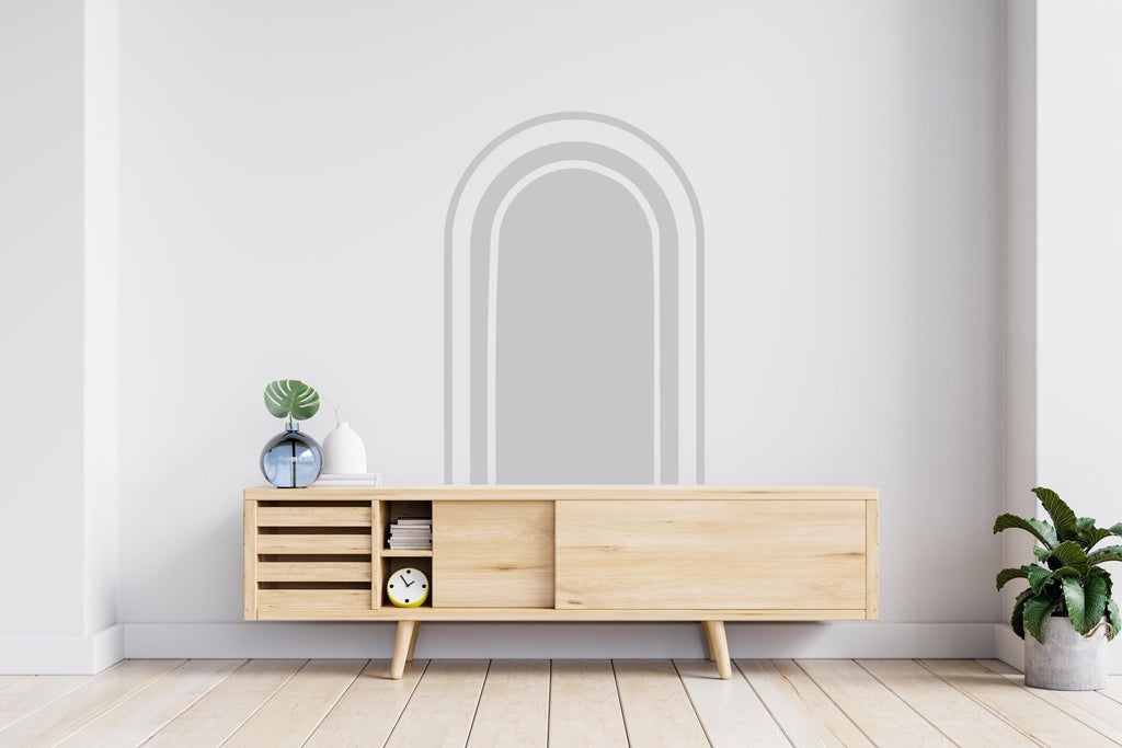 Boho Wall Decal, Nursery Boho Arch Decor, Bed Arch Sticker, Hedboard Wall Decal, Arch Wall Decal, Arch Wall Decal Sticker, Wall Decal 738LU