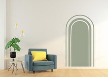 Load image into Gallery viewer, Boho Wall Decal, Nursery Boho Arch Decor, Bed Arch Sticker, Hedboard Wall Decal, Arch Wall Decal, Arch Wall Decal Sticker, Wall Decal 738LU