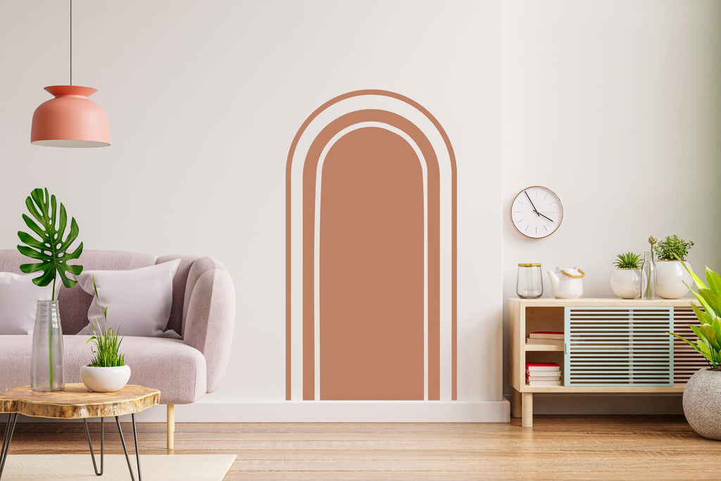 Boho Wall Decal, Nursery Boho Arch Decor, Bed Arch Sticker, Hedboard Wall Decal, Arch Wall Decal, Arch Wall Decal Sticker, Wall Decal 738LU