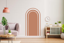 Load image into Gallery viewer, Boho Wall Decal, Nursery Boho Arch Decor, Bed Arch Sticker, Hedboard Wall Decal, Arch Wall Decal, Arch Wall Decal Sticker, Wall Decal 738LU