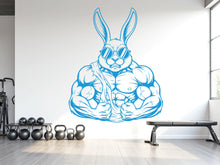 Load image into Gallery viewer, Rabbit Gym Wall Decal: Fitness Crossfit Home Gym Decor