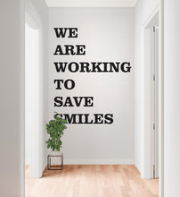 Load image into Gallery viewer, Dental wall decor Smile Dental Stickers Dental Clinic Wall Decal Door Wall Sticker Dental Clinic Wall Décor Tooth wall decal Art