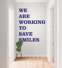 Load image into Gallery viewer, Dental wall decor Smile Dental Stickers Dental Clinic Wall Decal Door Wall Sticker Dental Clinic Wall Décor Tooth wall decal Art