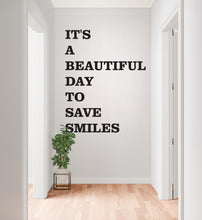 Load image into Gallery viewer, Dental wall decor Smile Dental Stickers Dental Clinic Wall Decal Door Wall Sticker Dental Clinic Wall Décor Tooth wall decal Art