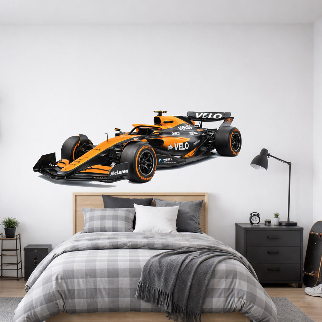 Formula Racing Car Wall Sticker, F1 Style Race Car Wall Decal Al001