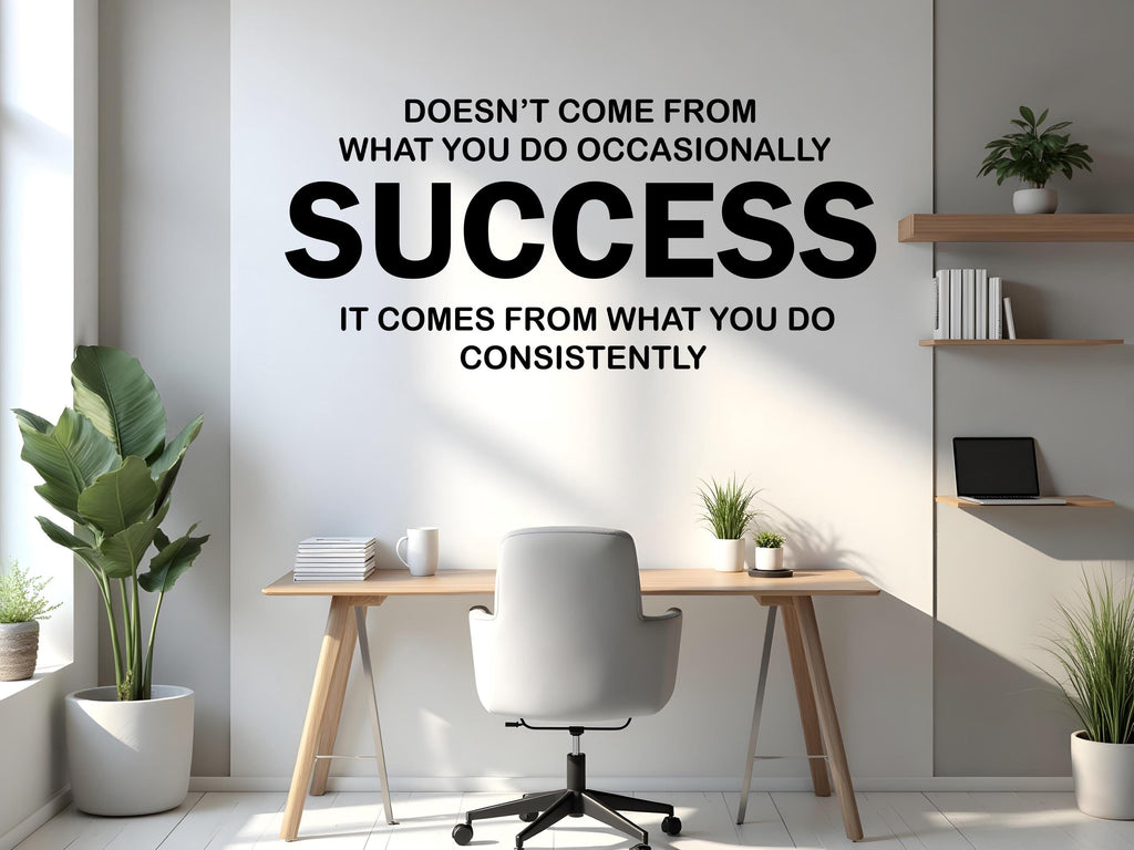 Office Wall Decal Success Wall Decor Idea Teamwork Business Worker Inspire Office Decoration Motivation Stickers Mural Unique Gift 760LU