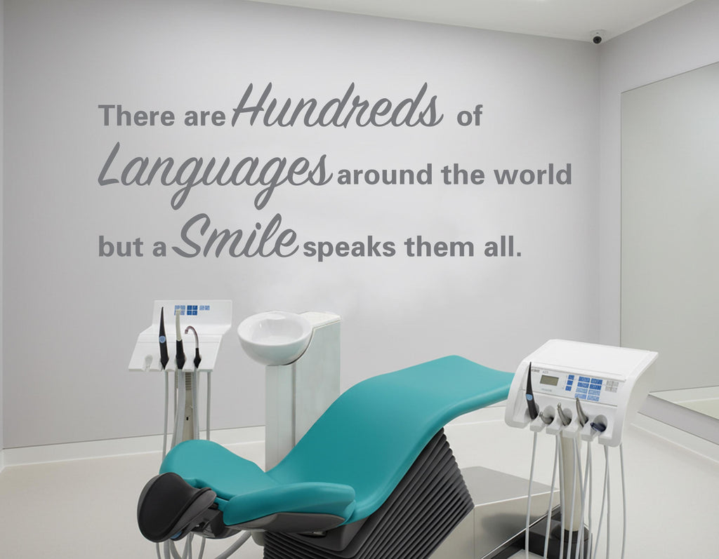 Dental wall decor Smile Dental Stickers Dental Clinic Wall Decal Door Wall Sticker Dental Clinic Wall Décor Tooth wall decal Art