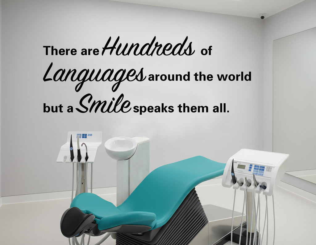 Dental wall decor Smile Dental Stickers Dental Clinic Wall Decal Door Wall Sticker Dental Clinic Wall Décor Tooth wall decal Art