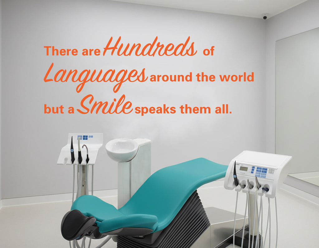 Dental wall decor Smile Dental Stickers Dental Clinic Wall Decal Door Wall Sticker Dental Clinic Wall Décor Tooth wall decal Art