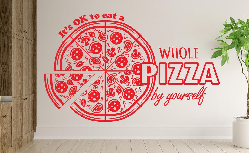 Pizza Wall Decal | Restaurant Pizzeria Decor