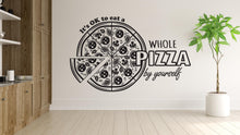 Load image into Gallery viewer, Pizza Wall Decal | Restaurant Pizzeria Decor