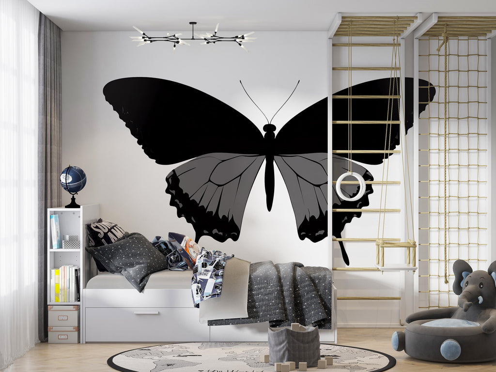 Butterfly Wall Decal Large, Butterfly Wall Sticker, Butterfly Wall Art, Nature Wall Decor, Bedroom Wall Decal, Kids Room Wall Sticker, 006gm
