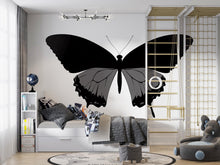 Load image into Gallery viewer, Butterfly Wall Decal Large, Butterfly Wall Sticker, Butterfly Wall Art, Nature Wall Decor, Bedroom Wall Decal, Kids Room Wall Sticker, 006gm