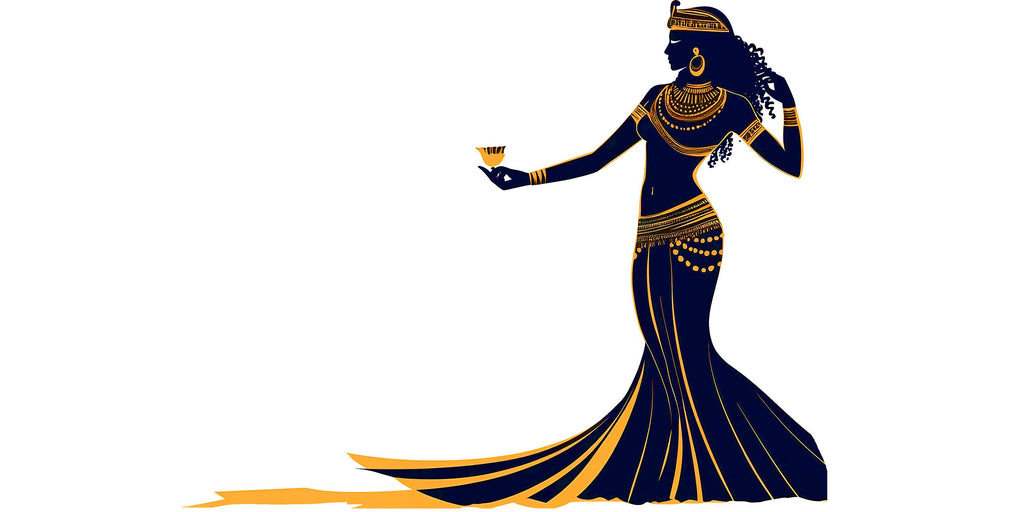 Egyptian Queen Wall Decal, Cleopatra Wall Sticker, Egyptian Goddess Wall Art, Large Woman Wall Decal, Wall Decor, Ancient Egypt Decor, 023gm