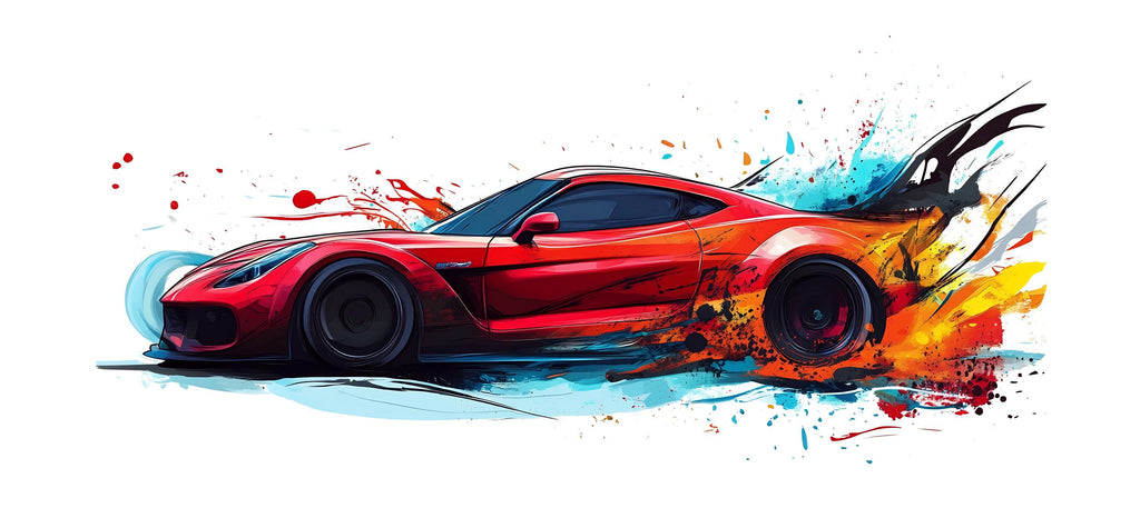 Sports Car Wall Decal, Race Car Wall Sticker, Supercar Wall Art, Boys Room Wall Decor, Car Wall Decal, Racing Car Wall Art, Car Decor, 047gm