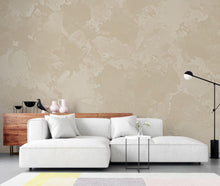 Load image into Gallery viewer, Luxury Limewash Wall Mural – Warm Beige &amp; Light Taupe Natural Plaster Texture – Elegant Architectural Mineral Finish Wall Art