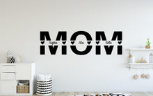 Load image into Gallery viewer, Mom wall decal, Personalized Mama Gift, Mothers day gift, Custom Name decal, Children name