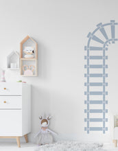 Load image into Gallery viewer, Railroad train Wall Decal Highway Vinyl Sticker Track Route Wall Decor Kids Playroom Boys Room Wall Art Train Bedroom Mural Sticker 746LU