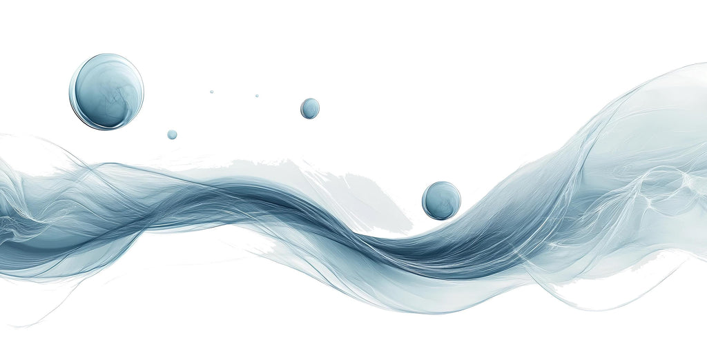 Abstract Wave Wall Decal Sticker | Modern Blue Flowing Line Wall Art | Minimalist Bedroom Wall Mural | Contemporary Peel And Stick Wall
