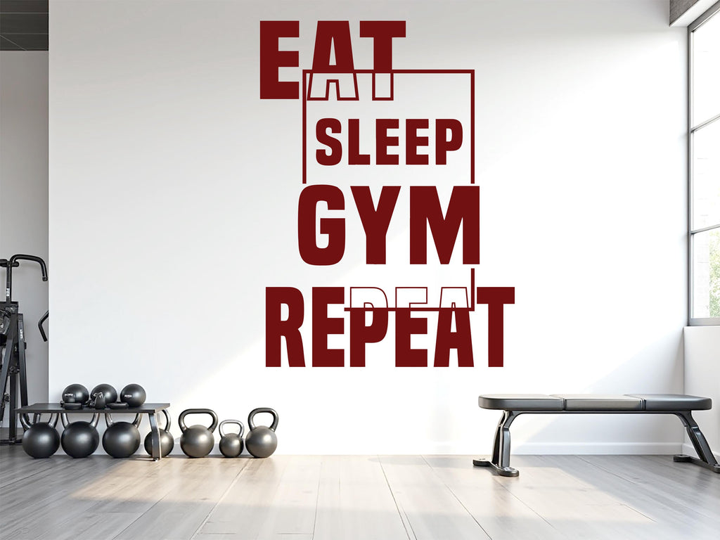 Workout Vinyl Gym Wall Decal, Inspirational Words, Gym Decal, Fitness Collage, Gym Wall Art Gym Decor Gym Wall Decor Motivational Art 752LU