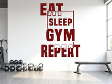 Load image into Gallery viewer, Workout Vinyl Gym Wall Decal, Inspirational Words, Gym Decal, Fitness Collage, Gym Wall Art Gym Decor Gym Wall Decor Motivational Art 752LU