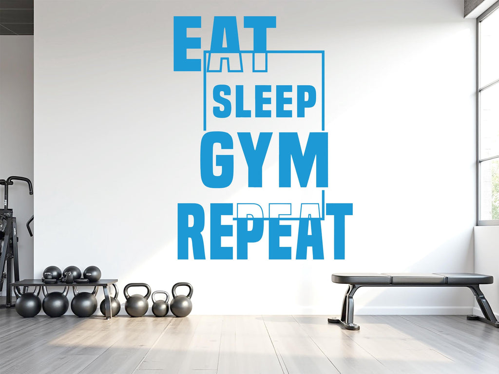 Workout Vinyl Gym Wall Decal, Inspirational Words, Gym Decal, Fitness Collage, Gym Wall Art Gym Decor Gym Wall Decor Motivational Art 752LU