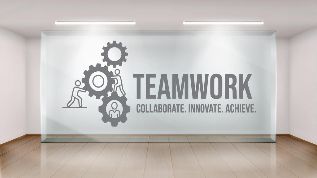 Teamwork Wall Decor Office Wall Decal Idea Teamwork Business Worker Inspire Office Decoration Motivation Stickers Mural Unique Gift