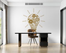 Load image into Gallery viewer, Office Wall Decal Idea Teamwork Business Worker Inspire, Lightbulb Technology Office Decoration Motivation Stickers Mural Unique Gift 755LU
