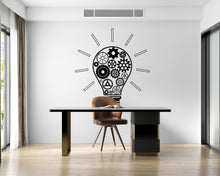Load image into Gallery viewer, Office Wall Decal Idea Teamwork Business Worker Inspire, Lightbulb Technology Office Decoration Motivation Stickers Mural Unique Gift 755LU