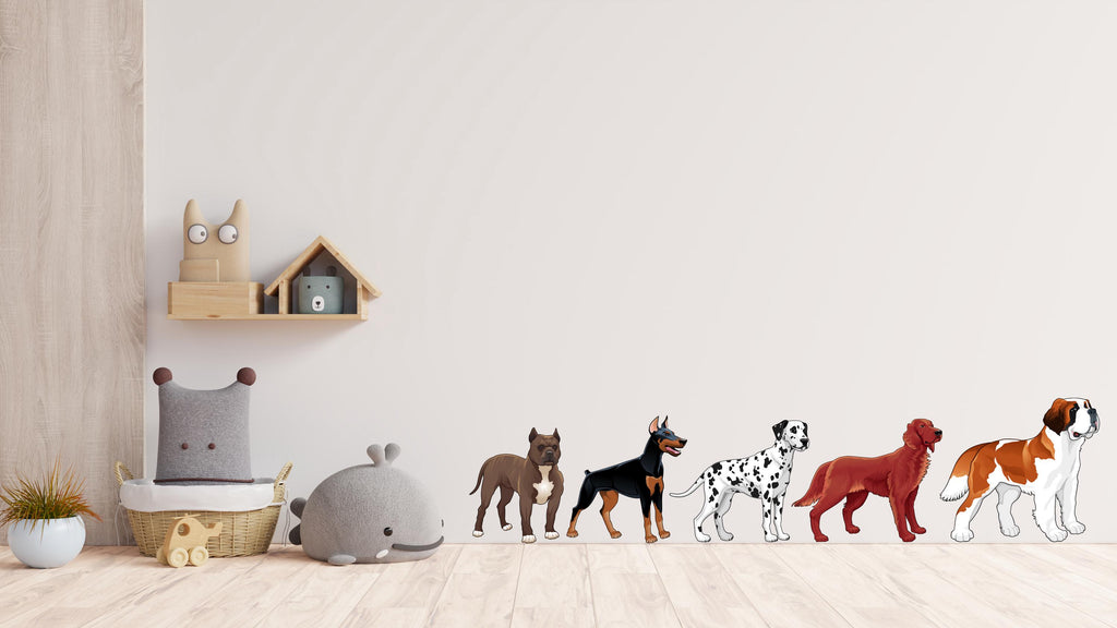 Dog wall decals, Grooming wall decor, Veterinary decals, Pet lover gift, Pet shop dog house wall vinyl decal, Pet wall vinyl decal 784LU