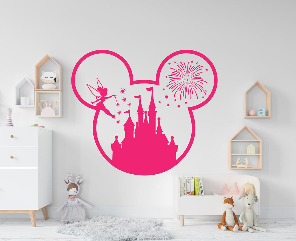 Big Castle Wall Decal Home Headboard, Boho Wall Decal, Bed Headboard Sticker, Headboard Wall Decal, Arch Wall Decal, Nursery 857RS