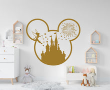 Load image into Gallery viewer, Big Castle Wall Decal Home Headboard, Boho Wall Decal, Bed Headboard Sticker, Headboard Wall Decal, Arch Wall Decal, Nursery 857RS