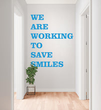 Load image into Gallery viewer, Dental wall decor Smile Dental Stickers Dental Clinic Wall Decal Door Wall Sticker Dental Clinic Wall Décor Tooth wall decal Art
