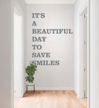 Load image into Gallery viewer, Dental wall decor Smile Dental Stickers Dental Clinic Wall Decal Door Wall Sticker Dental Clinic Wall Décor Tooth wall decal Art