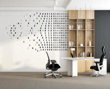 Load image into Gallery viewer, Binary Code Wall Decal, Technology Vinyl Wall Art Decal, Circuit Board Wall Decal, Office Wall Decor, Computer It Decor Office 761LU