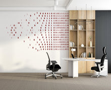 Load image into Gallery viewer, Binary Code Wall Decal, Technology Vinyl Wall Art Decal, Circuit Board Wall Decal, Office Wall Decor, Computer It Decor Office 761LU