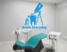 Load image into Gallery viewer, Dental wall decor Smile Dental Stickers Dental Clinic Wall Decal Door Wall Sticker Dental Clinic Wall Décor Tooth wall decal Art