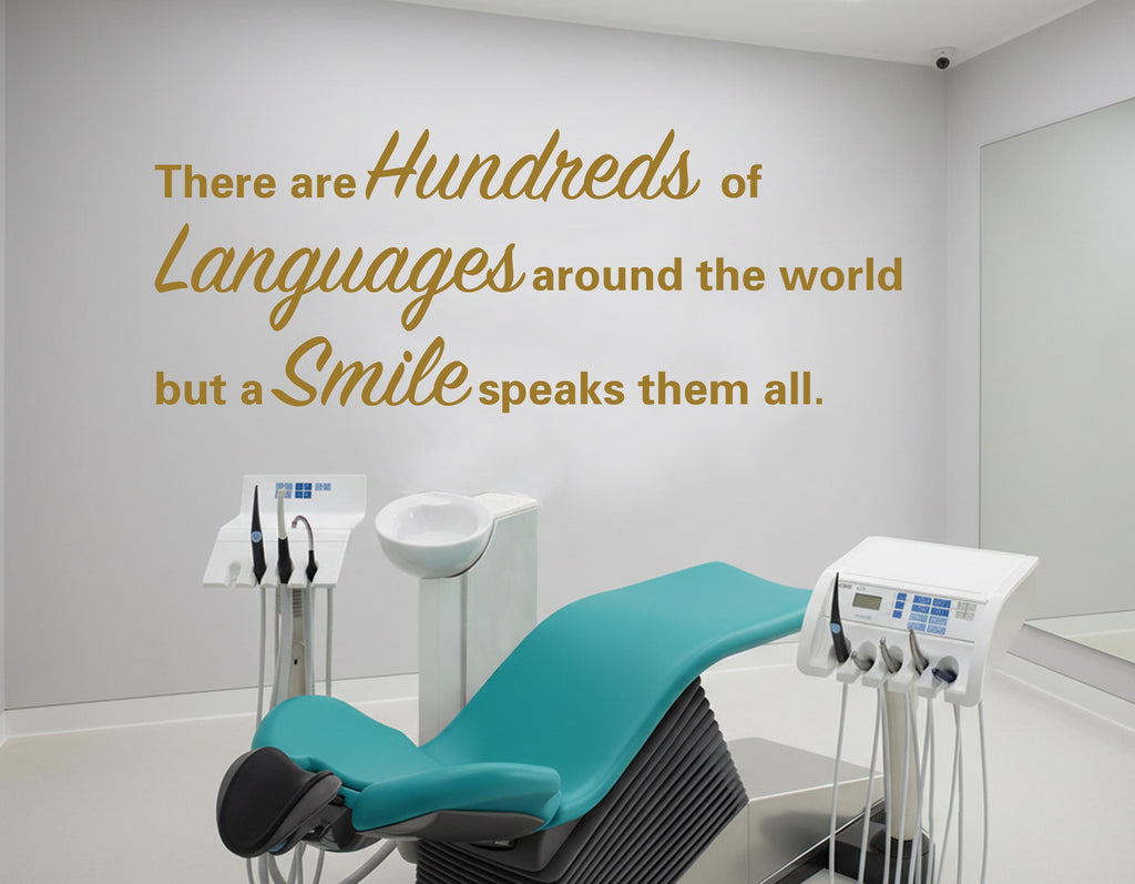 Dental wall decor Smile Dental Stickers Dental Clinic Wall Decal Door Wall Sticker Dental Clinic Wall Décor Tooth wall decal Art
