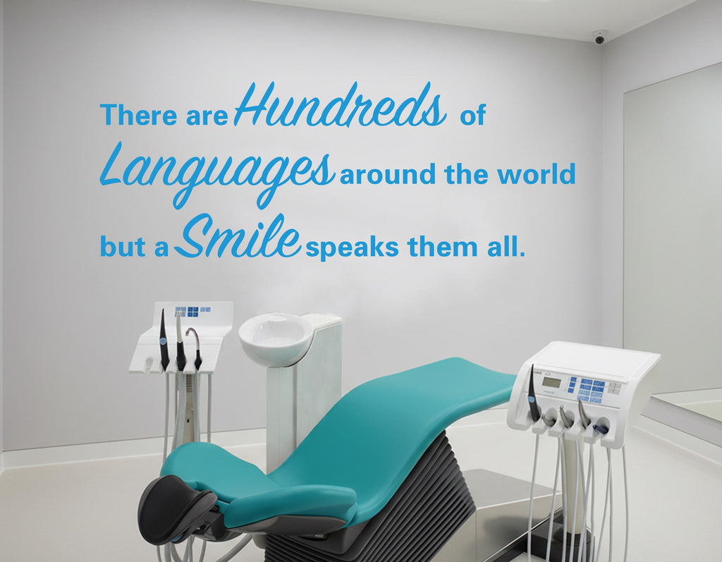 Dental wall decor Smile Dental Stickers Dental Clinic Wall Decal Door Wall Sticker Dental Clinic Wall Décor Tooth wall decal Art