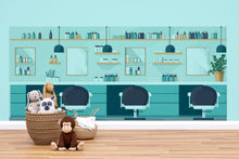 Load image into Gallery viewer, Beauty Salon Wall Decal Modern Hair Salon Wall Sticker Spa Boutique Removable Mural Decor, 065gm