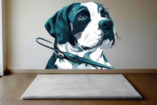 Load image into Gallery viewer, Modern Dog Wall Decal Large Pet Portrait Wall Sticker Office Decor Removable Animal Mural Art, 067gm